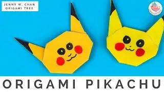 Pok&eacute;mon Origami Crafts - How to Fold Origami Pikachu from Pok&eacute;mon Go - Easy Origami Instructions