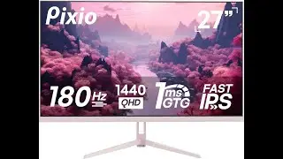 Review: Pixio PX278 Wave Pink &ndash; 27&Prime; 180Hz QHD Gaming Monitor Breakdown