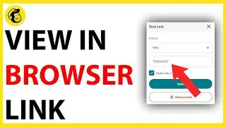How to Add a View in Browser Link in Mailchimp [QUICK GUIDE]