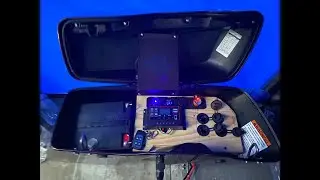 Saddlebag Battery Box with Solar charging connection For my Timeout Motorcycle Camper