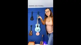 How to hang your ukuleles on the wall #Shorts