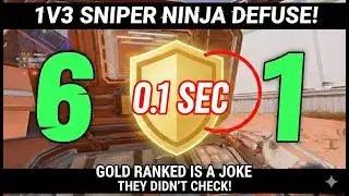 1v3 SNIPER CLUTCH NINJA DEFUSE Ranked Play Bo7🤫 #cod #callofduty #gaming #bo7ranked#ninjadefuse