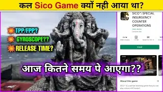 SICO MOBILE GAME TODAY LAUNCH TIMING?SICO INDIAN GAME🇮🇳|INDIC ARENA|SICO RELEASE DATE?GAMER AKASH👍