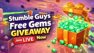 🔴 1500 Gems Stumble Grand Pix Giveaway | Stumble Guys LIVE | Unlimited Block Dash Code