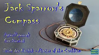 Jack Sparrows Kompass - Papiermodell #papercraft