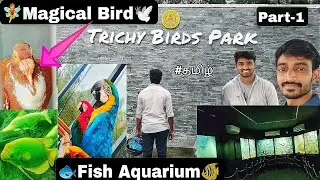 🛣️Trichy birds park🕊️| part-1 |🧚Magical Bird🕊️|🐟Fish Aquarium🐠| Tamil #trf 