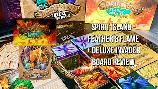 Обзор Spirit Island - Feather & Flame + Deluxe Invader Board