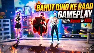 BAHAT DINO KE BAAD GAME PLAY WITH KOMAL AND KILLU || BINZON GAMING NEW VIDEO #new #freefireclips 