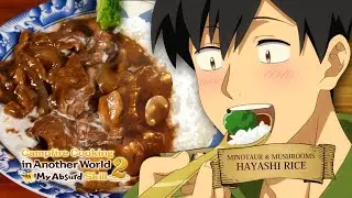 Recreating Mukoda&rsquo;s Minotaur & Mushroom Hayashi Rice IRL🔥 | Campfire Cooking in Another World S2E11