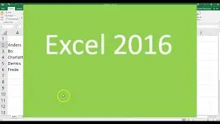 Excel - Sum og gennemsnit