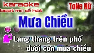Mưa Chiều - S&aacute;ng T&aacute;c  Anh Bằng KaraokeToNe Nữ (Gbm)Beat Mới 2025 - Organ Duy Lượng 🎤 ☘️