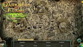 Find all items from the wall paints in Darkness and Flame 4: Enemy in Reflection. Mini game.
