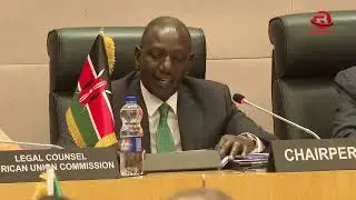 Listen to President William Ruto speech in Ethiopia during AU meeting.