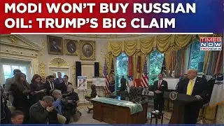 Trump Claims: PM Modi Assured &lsquo;India Won&rsquo;t Buy Oil From Russia&rsquo;; Calls Him &lsquo;Great Man&rsquo; | Watch