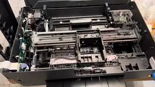 HP Officejet 6820 says carriage is stuck - but theres no visual / mechanic problem