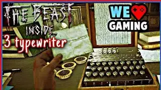 BEAST INSIDE CHAPTER 3 typewriter PUZZLE