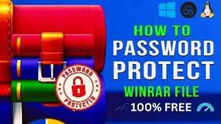 File Security Unleashed Password Protected Folders with WinRAR #coding