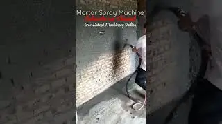 Cement mortar spraying machine Multi-function putty spraying machine
