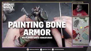 Josh Davis paints a Beast Hunter in Bone Armor