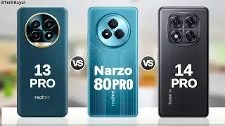 Realme 13 Pro vs Realme Narzo 80 Pro vs Redmi Note 14 Pro || Full Comparison