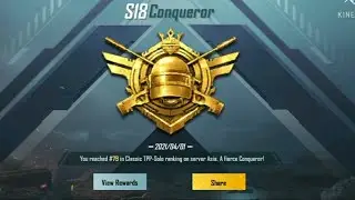 Finally Reached S18 conqueror 🇮🇳Asia | FaZe Blazify | Pubg Mobile.
