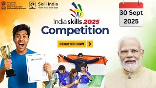 IndiaSkills 2025 Registration | कैसे बनेगा India Skill Champion? | Apply Online Step by Step