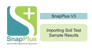 Importing Soil Test Sample Results