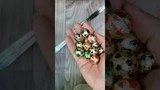 BALL ⚽ MADE OF CHOCOLATE  #canddy #relaxingcandy #ball #shortvideo