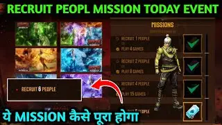 How To Complete Recruit People Mission In Road To New Dawn Event || Free Fire New Event Today