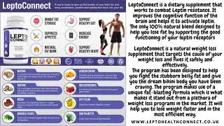 LeptoConnect Weight Loss and Fat Burner Supplement Pill 2021 Review