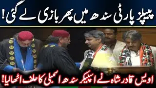 Zardari's Big Victory | Awais Qadir Shah took oath as Speaker Sindh Assembly | BREAKING NEWS