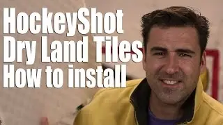 How to install HockeyShot dry land hockey tiles for Off Ice training