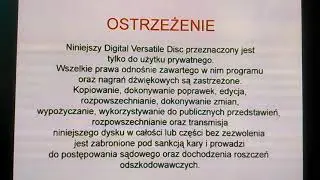Początek płyty dvd Kikoriki Wielki Wyścig