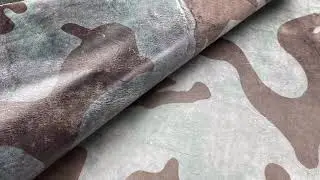 Кожа РД, 1.6-1.8 мм, цвет Nero, GHOST CAMOUFLAGE, LA BRETAGNA, Италия