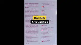 BEd 2025 Arts Question Paper/Odisha BEd Arts question paper 2025