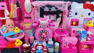 13 Minutes Satisfying with Unboxing Happy Family Pink Collection Toys Review | ASMR