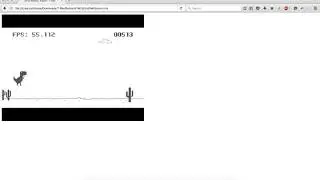 T-Rex Game Chrome - Unity 5.0 - Web-GL HTML5 Build - Proof of concept
