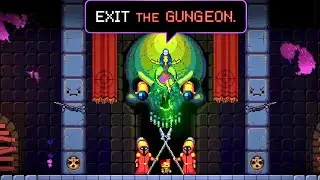 Exit the Gungeon Mobile Gameplay A Bullet Hell Dungeon Climber Android iOS 
