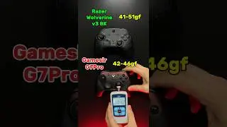 G7Pro vs Wolverine v3 Sticks and Buttons Tension Test #gaming #pc #controller