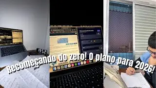 COMO VOU ESTUDAR EM 2026 PARA EFOMM + QUAIS CURSOS VOU USAR ESSE ANO + FINALIZANDO SEMANA 2 E 3 🙏📚