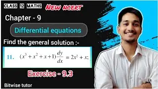 Find particular solution of differential equation x&sup3; + x&sup2; + x + 1 DY by DX = 2 x&sup2; + x