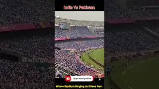 Whole Stadium Singing Jai Shree Ram in India Vs Pakistan Match #iccworldcup2023 #indvspak #cwc23