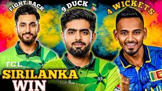 PAKISTAN LOSE THRILLER BY 6 RUNS! SRI LANKA CLINCH MATCH 6 | CHAMEERA ON FIRE
