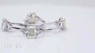 Baguette Colorful CZ Stone Design Handmade 925 Silver Ring