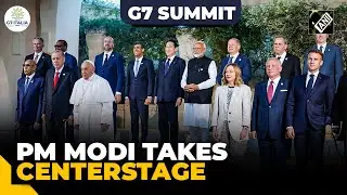 PM Modi takes centerstage at G7 Leaders Summit family photo