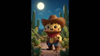 Pixar&rsquo;s Chocolate Cowboy Muffin Is Too Cute To Handle🤠🍫✨|AI 3D Short #shorts #trending #anime #viral