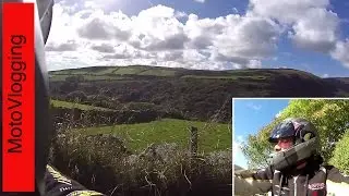 Harley Rider FAILS Trying Difficult Green Lane - Isle of Man