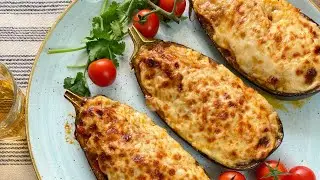 Tuna Stuffed Eggplants
