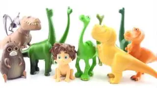 12 Good Dinosaur mini figures - Dinosaur toys for kids - Arlo Apatosaurus Butch Tyrannosaurus