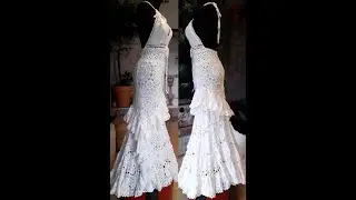 Hochzeitskleid - Anleitung: Der Rock mit Schärpe Teil 1